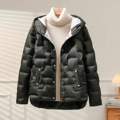 Noor Winterjas Dames | Gewatteerd met Capuchon