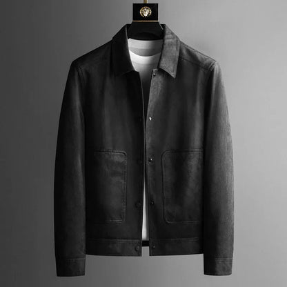 Elianzo - Luxe Suède Jack met Knoopsluiting