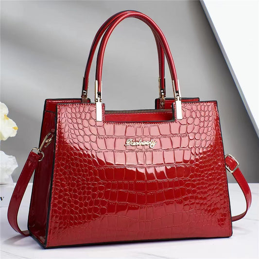 Celestine - Luxe Handtas met Krokodillenpatroon