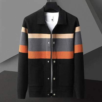 Heren Vest | Gekleurde Strepen & Knoopsluiting