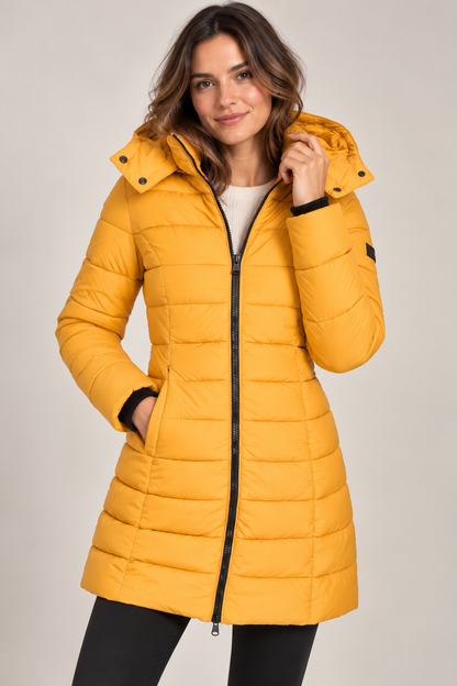 Dames Winterjas | Gewatteerde Puffer & Capuchon