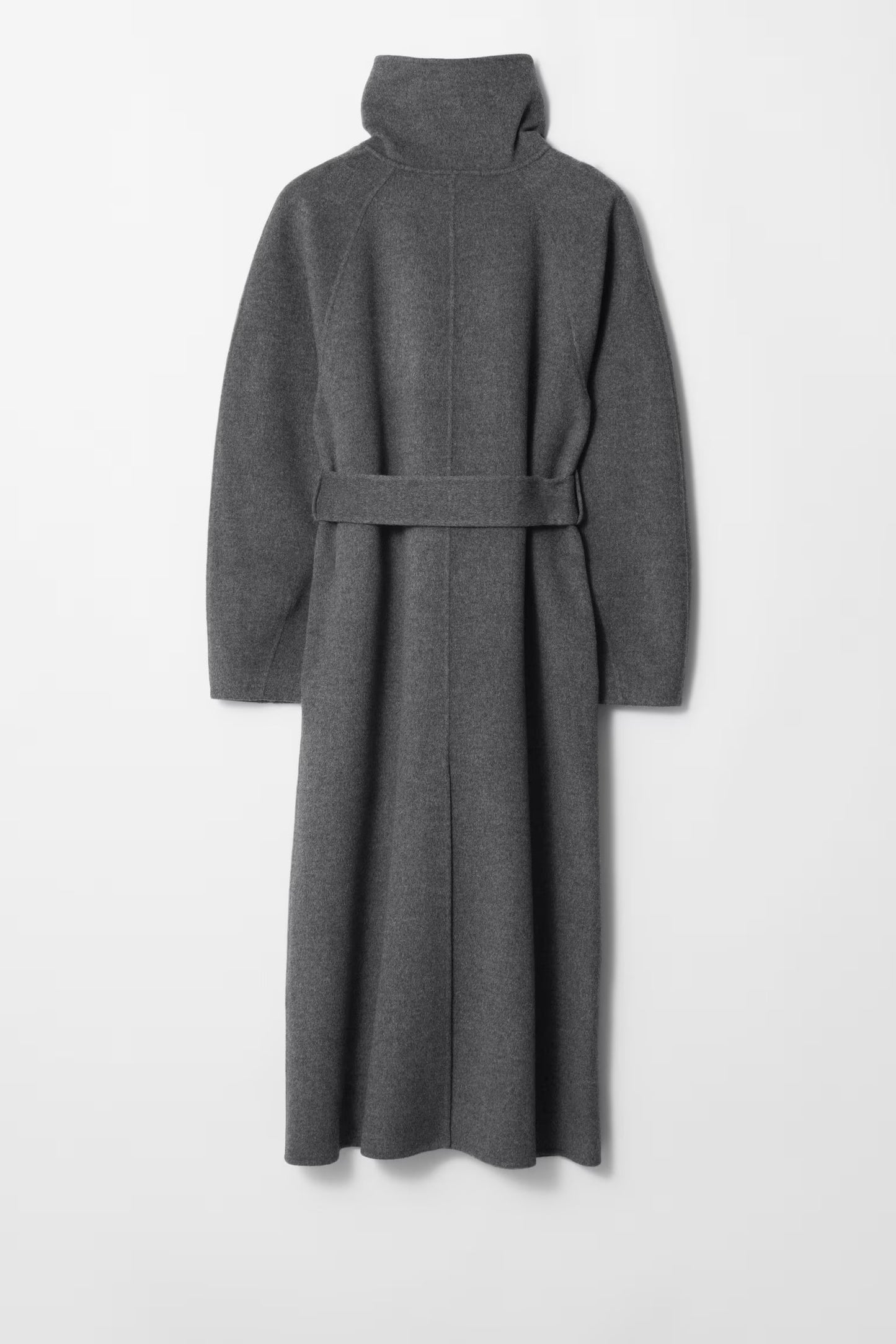 Lange Dames Manteljas | Minimalistische Ontwerp & Hoogsluitende Kraag