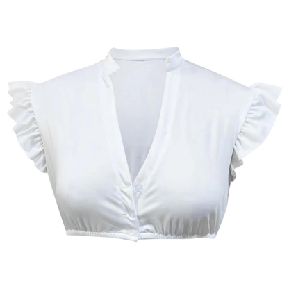 Witte Dirndl Blouse Dames – Traditioneel Oktoberfest