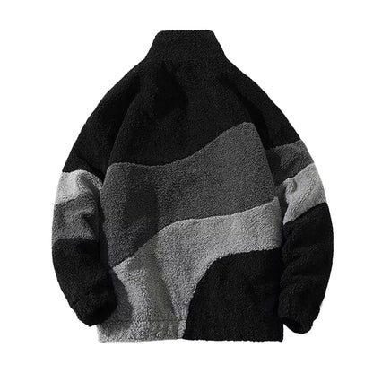 Heren Fleece Jas | Vintage Stijl