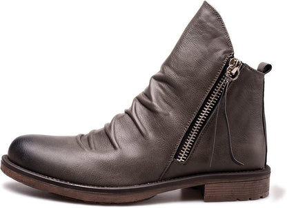 Heren Enkellaarzen | Boots met Lage Hak