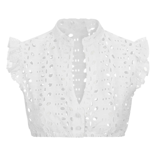 Dirndl Blouse Wit | Traditionele Dames Blouse voor Oktoberfest