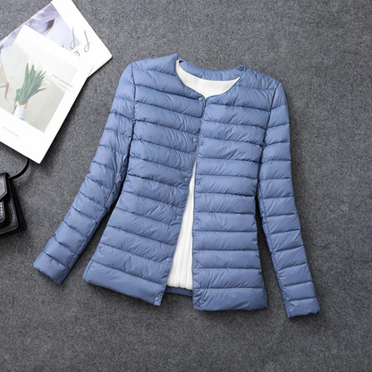 Evie Tussenjas Dames | Gewatteerd & Knoopsluiting