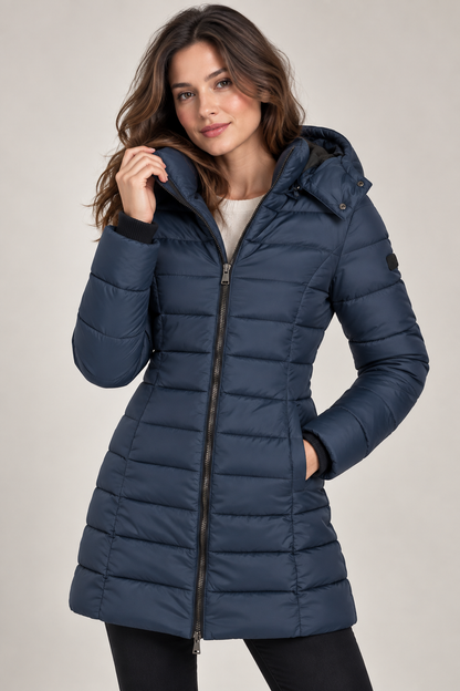 Dames Winterjas | Gewatteerde Puffer & Capuchon