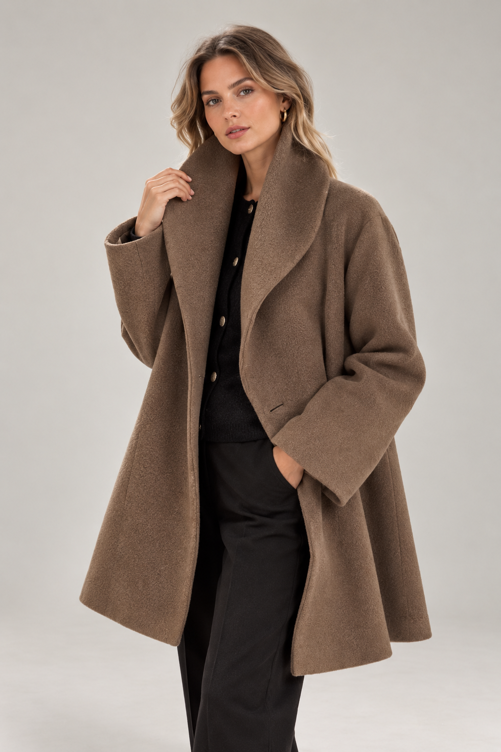 Trenchcoat Dames | Sjaalkraag & Knoopsluiting