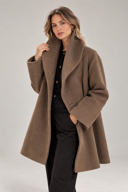 Trenchcoat Dames | Sjaalkraag & Knoopsluiting