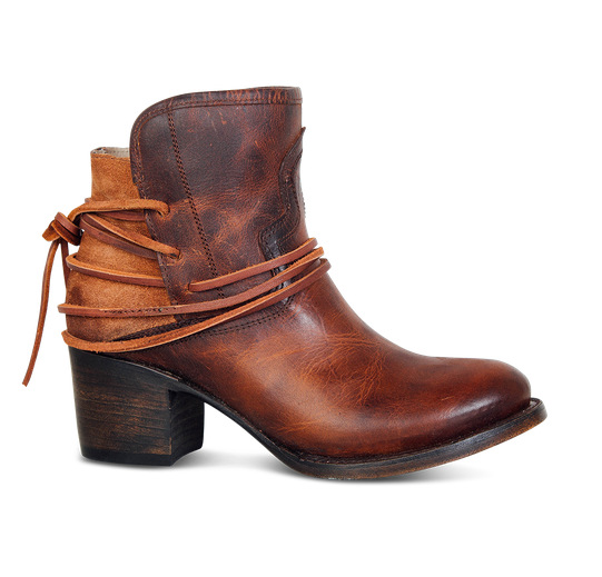 Dirndl Laarzen Dames | Enkelboots met Houten Hak