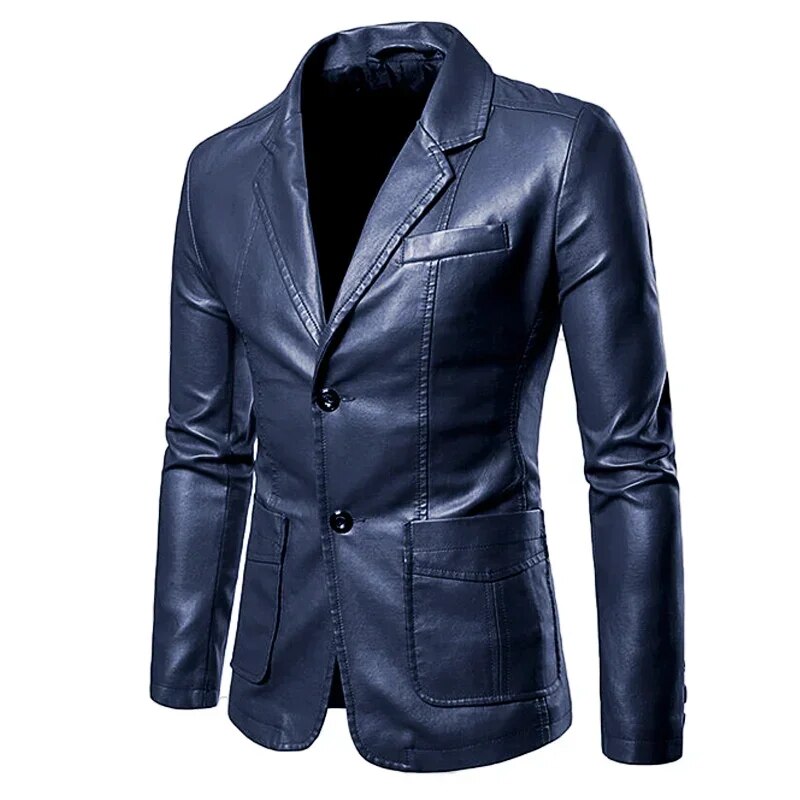 Bastien - Stijlvolle Leren Blazer voor Heren