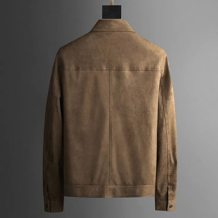Elianzo - Luxe Suède Jack met Knoopsluiting
