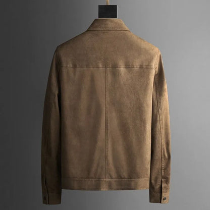 Elianzo - Luxe Suède Jack met Knoopsluiting