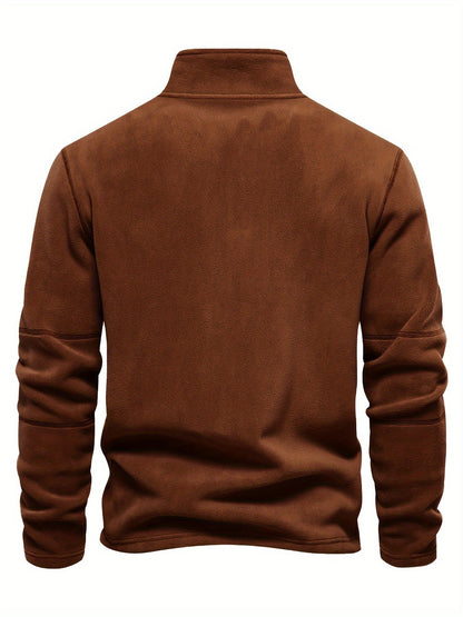 Renfrey - Fleece Coltrui met Halve Rits