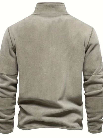 Renfrey - Fleece Coltrui met Halve Rits