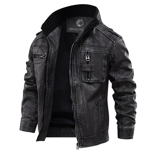 Alexander - Stoere Leren Jas voor Heren