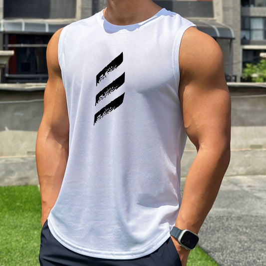 Sport Tanktop Heren | Sneldrogend & Mouwloos