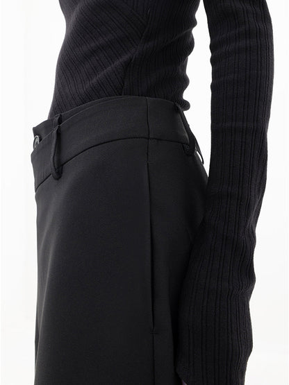 Lina Pantalon Dames | Wide Leg & Overslag