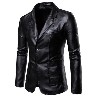 Bastien - Stijlvolle Leren Blazer voor Heren
