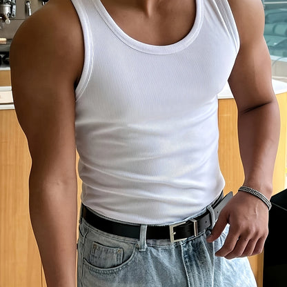 Basic Ribbed Tanktop – Licht & Comfortabel