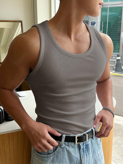 Basic Ribbed Tanktop – Licht & Comfortabel