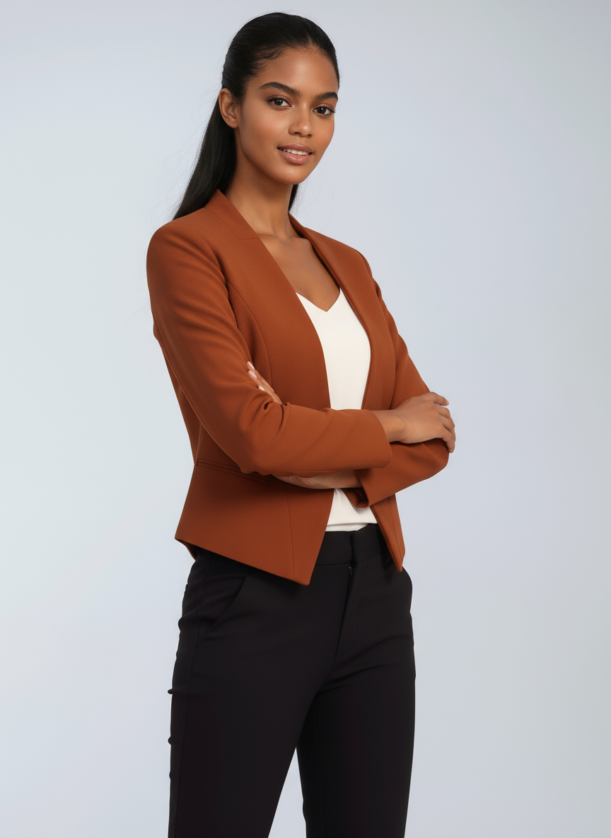 Clara – Blazer Dames | Cropped Colbert