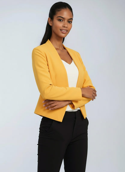 Clara – Blazer Dames | Cropped Colbert