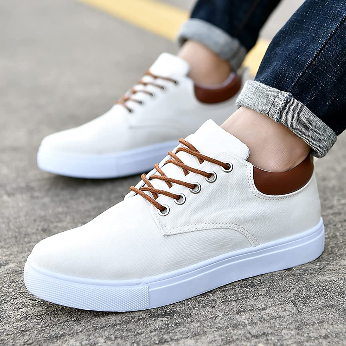 Heren Sneakers – Stijlvolle Lage Sneakers met Comfortabele Pasvorm