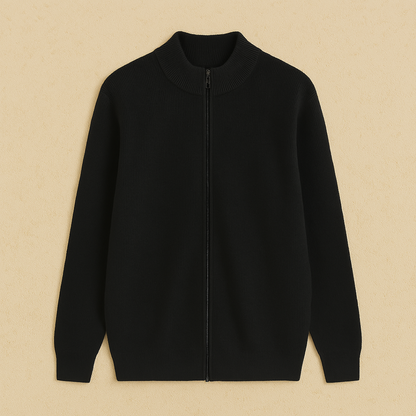 Heren Vest | Rits & Lange Mouw