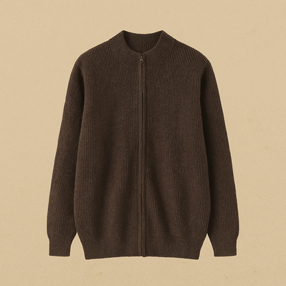 Heren Vest | Rits & Lange Mouw