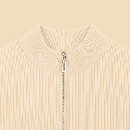 Heren Vest | Rits & Lange Mouw