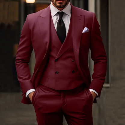 Aron - 3-Delig Heren Pak Slim Fit