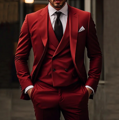 Aron - 3-Delig Heren Pak Slim Fit