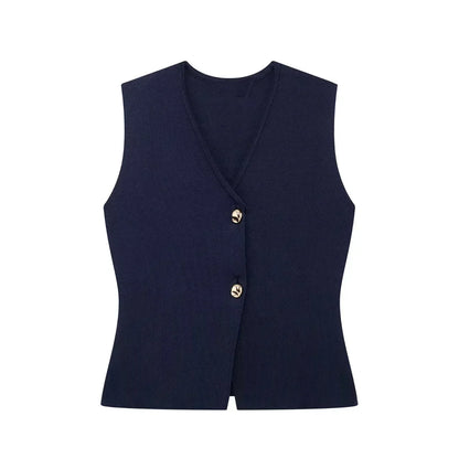 Fleur - Mouwloze Gilet Top
