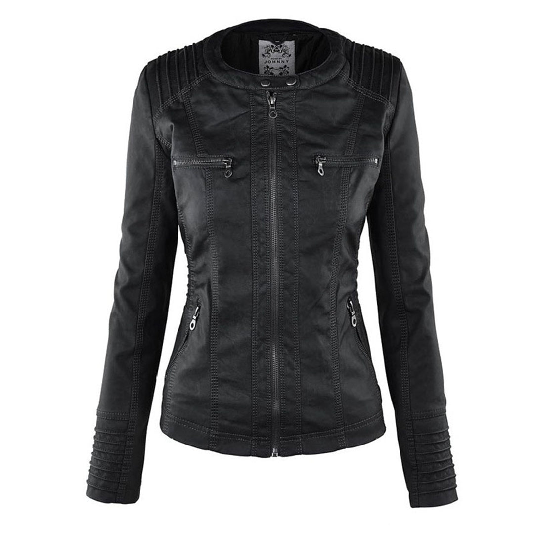 Aurora Leren Jas Dames jas | Capuchon