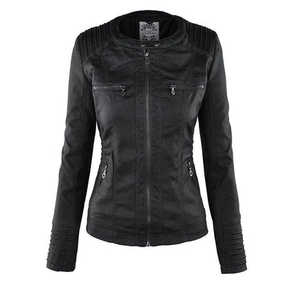 Aurora Leren Jas Dames jas | Capuchon
