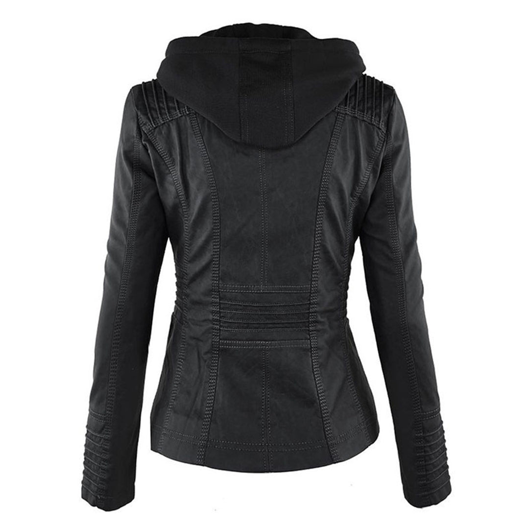 Aurora Leren Jas Dames jas | Capuchon