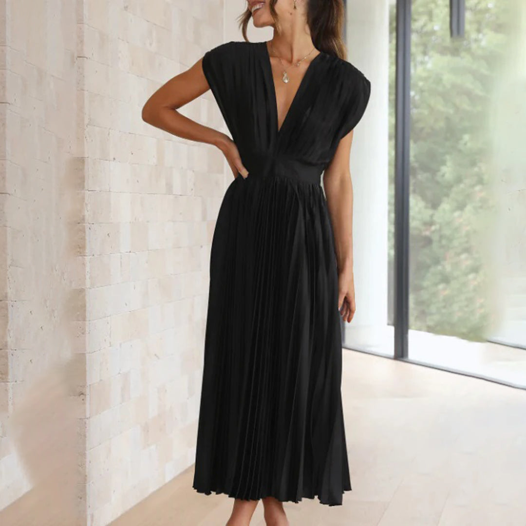 Ameline - Tijdloze Elegante Maxi-Jurk