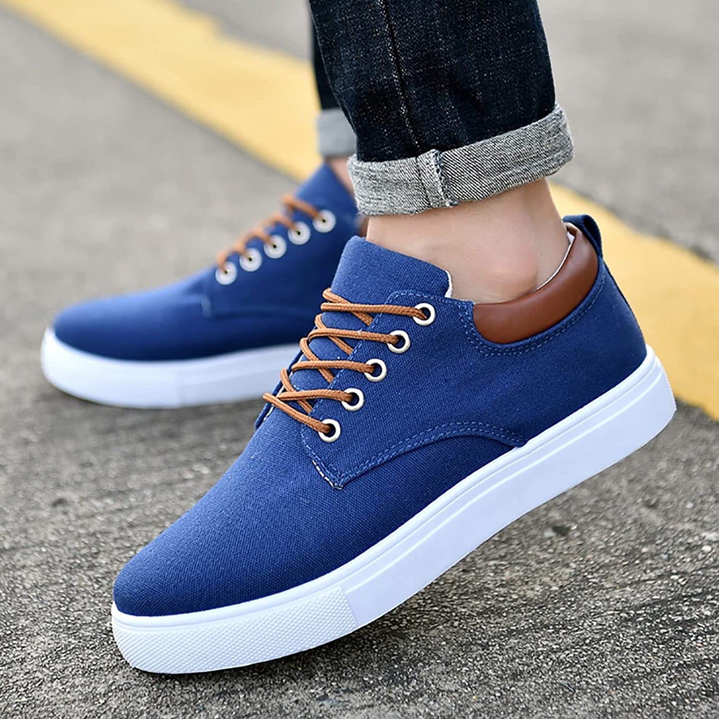 Heren Sneakers – Stijlvolle Lage Sneakers met Comfortabele Pasvorm