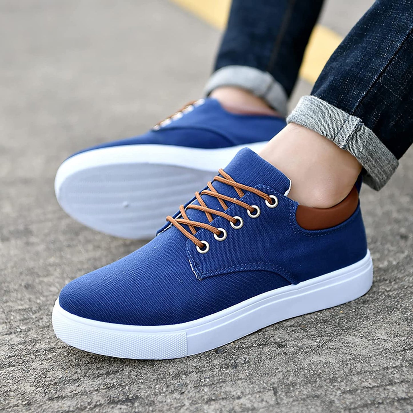 Heren Sneakers – Stijlvolle Lage Sneakers met Comfortabele Pasvorm