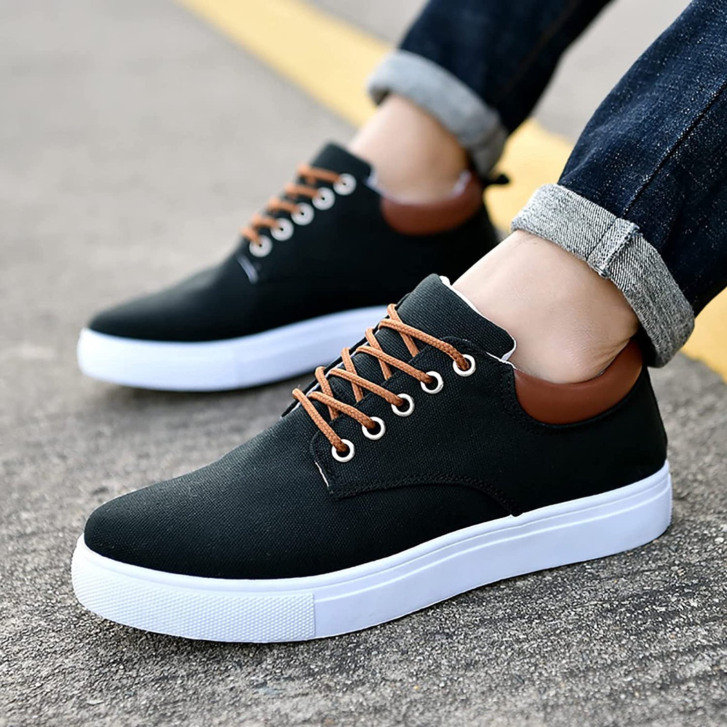 Heren Sneakers – Stijlvolle Lage Sneakers met Comfortabele Pasvorm