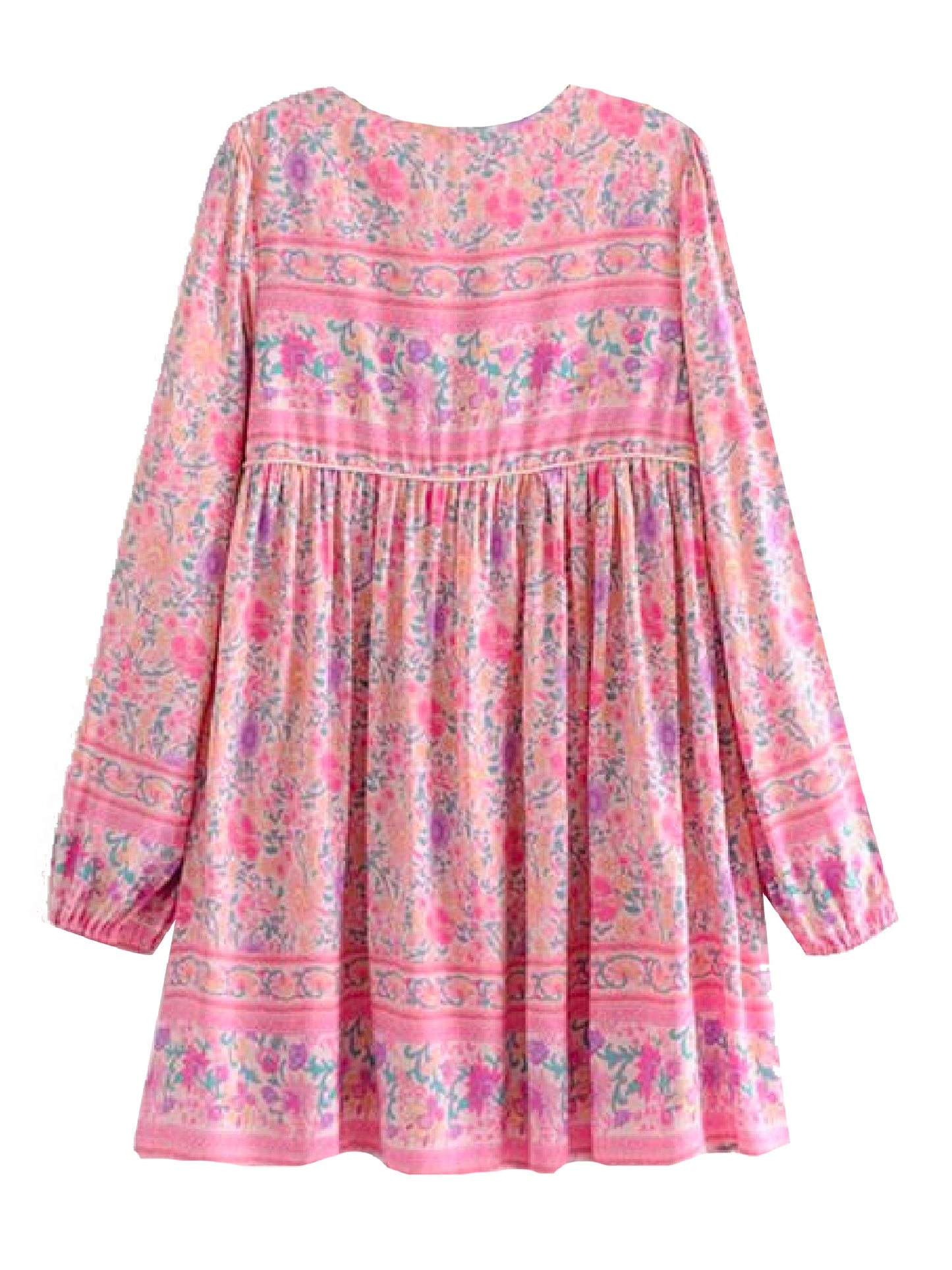 Bohemian Tuniekjurk met Romantische Print