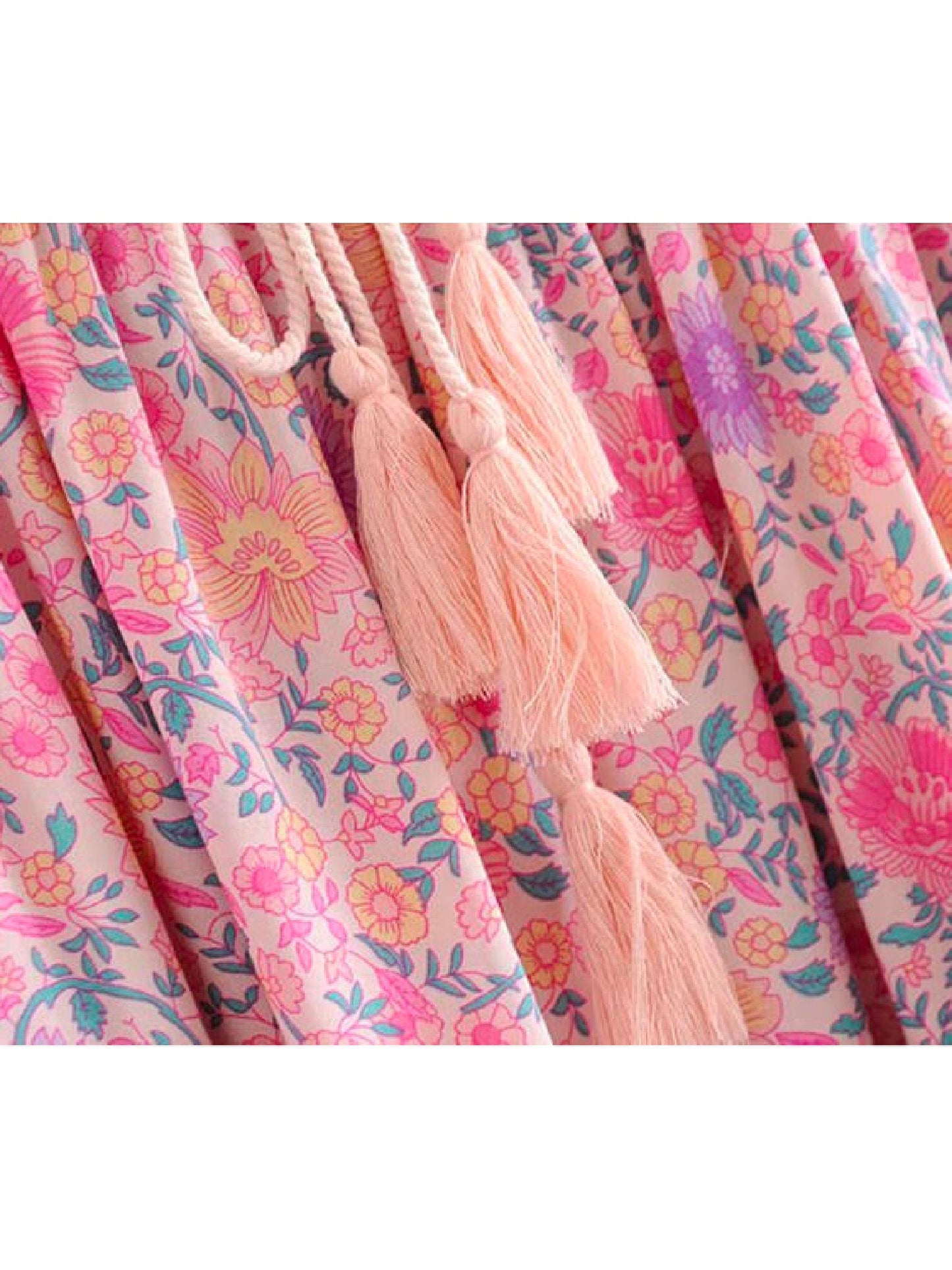 Bohemian Tuniekjurk met Romantische Print