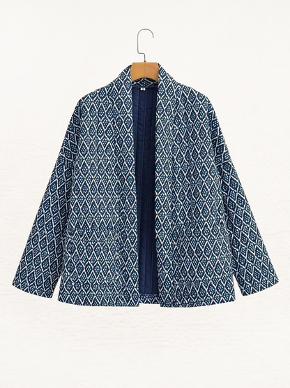 Mireille - Quilt Jack Dames | Gewatteerde Jas Met Print | Stijlvol Tussenjasje