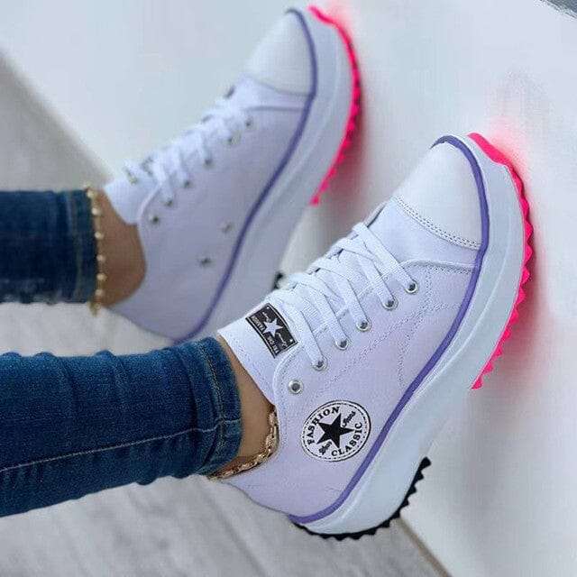 Nova Sneakers Dames | Canvas & Veters
