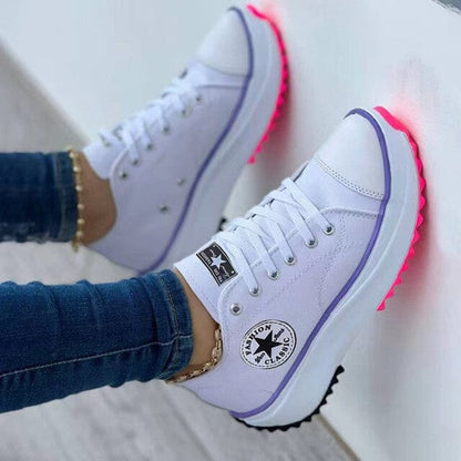 Nova Sneakers Dames | Canvas & Veters