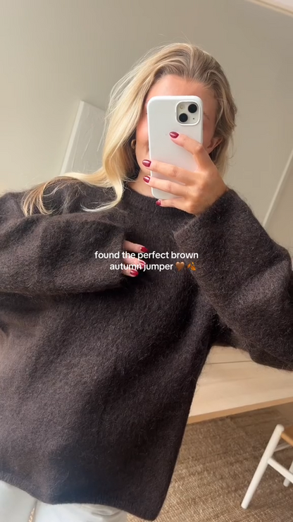 Aurora Luxe Mohair Sweater – Tijdloos Comfort en Elegantie