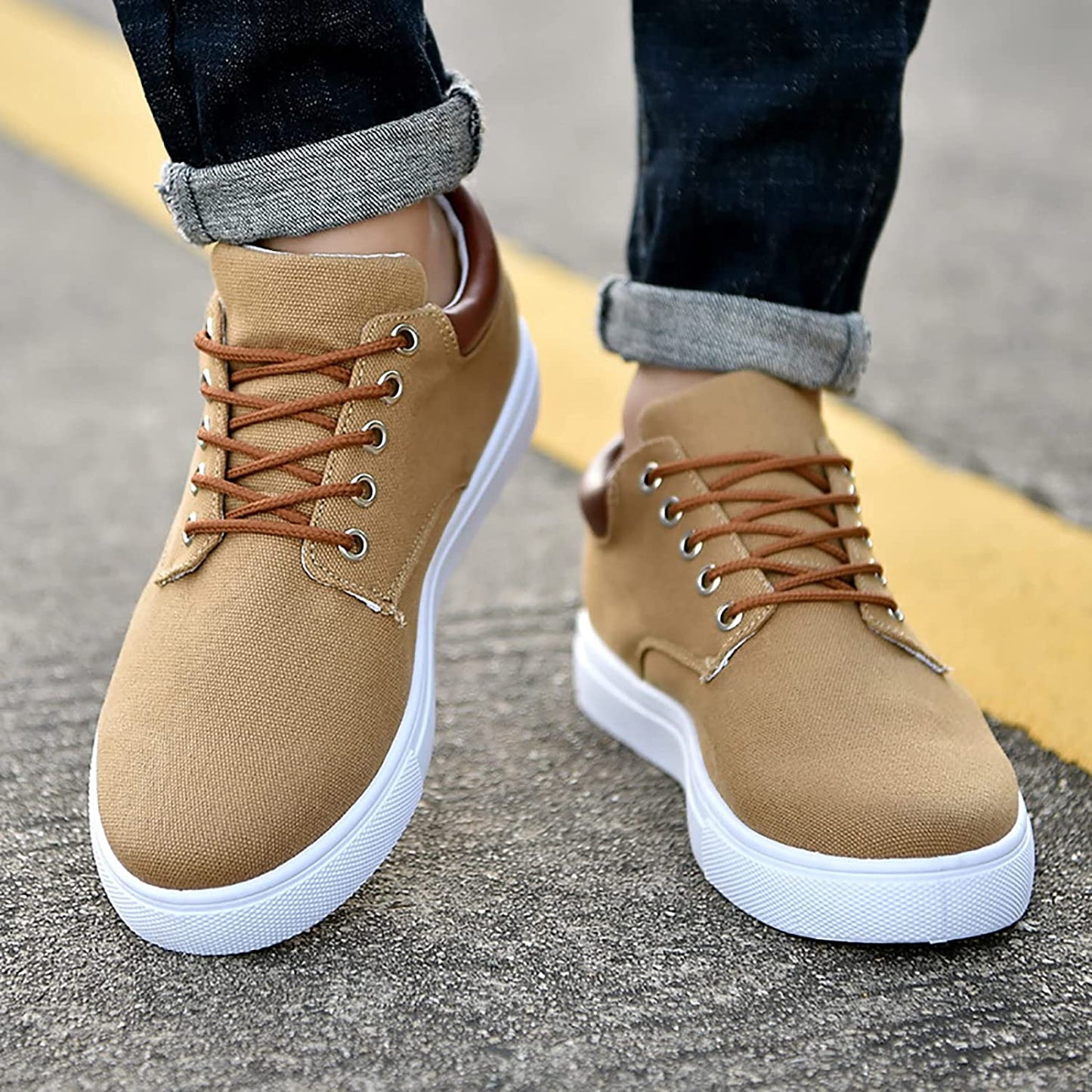 Heren Sneakers – Stijlvolle Lage Sneakers met Comfortabele Pasvorm