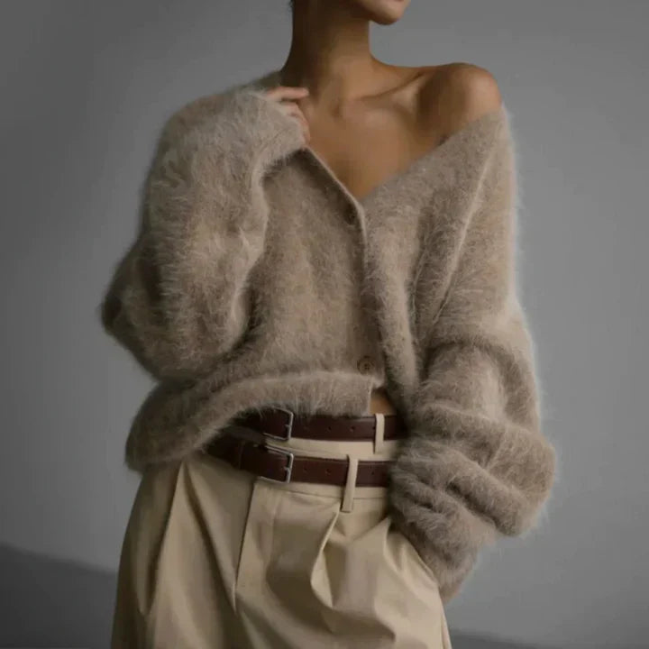 Liz Dames Vest | V-Hals Vest & Knopen